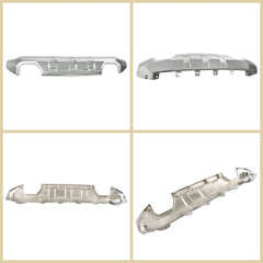 TOPPARTZ Front Bumper Lower Valance Skid Plate Chrome Replacement for 2016-2019 Sierra 1500