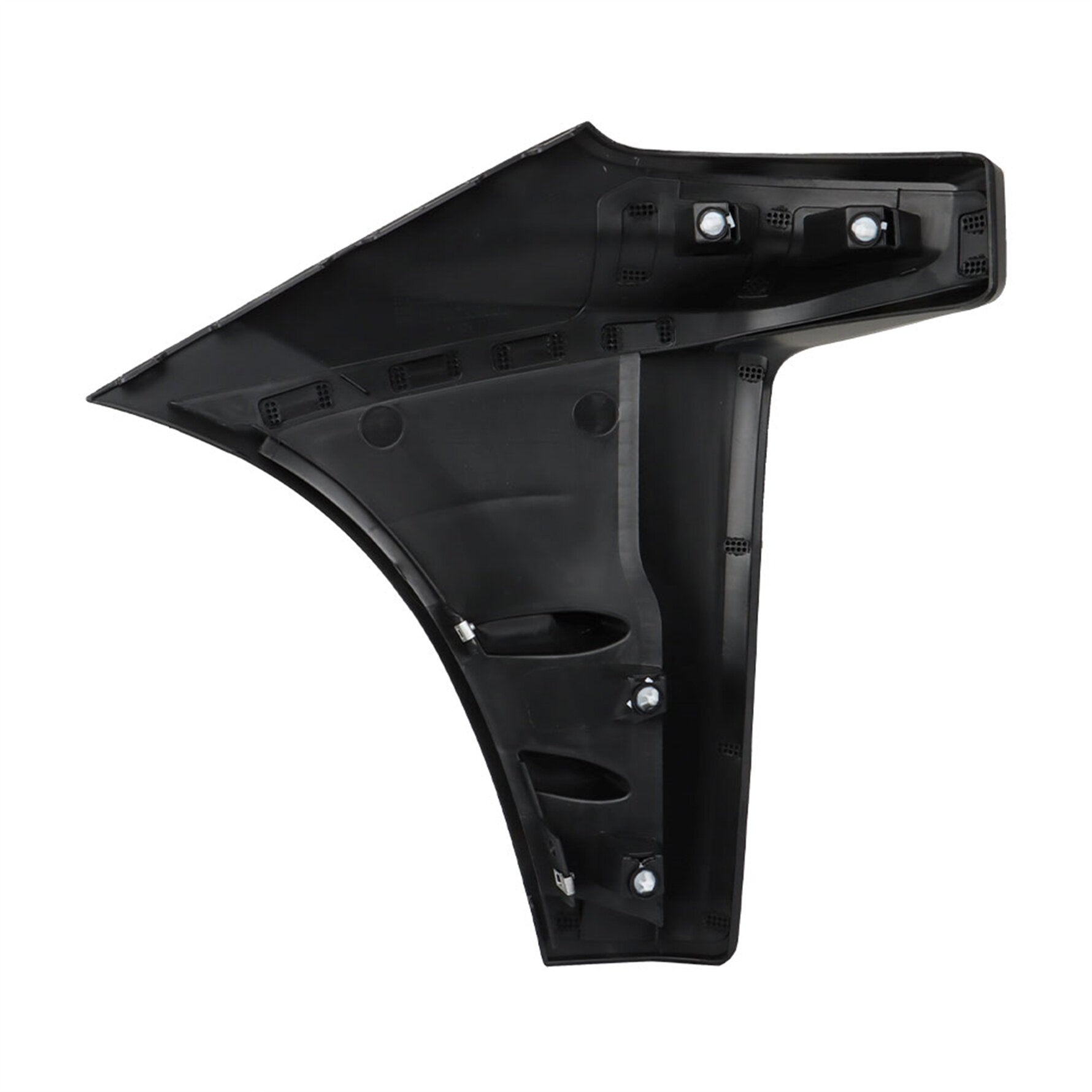 TOPPARTZ Front Bumper End Cap Extension Trim Left Side Black Replacement for 2019 2020 2021 2022 Silverado 1500