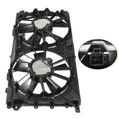 TOPPARTZ Dual Radiator and Condenser Fan Assembly Replacement for Ford F-150 Expedition HL3Z-8C607-D