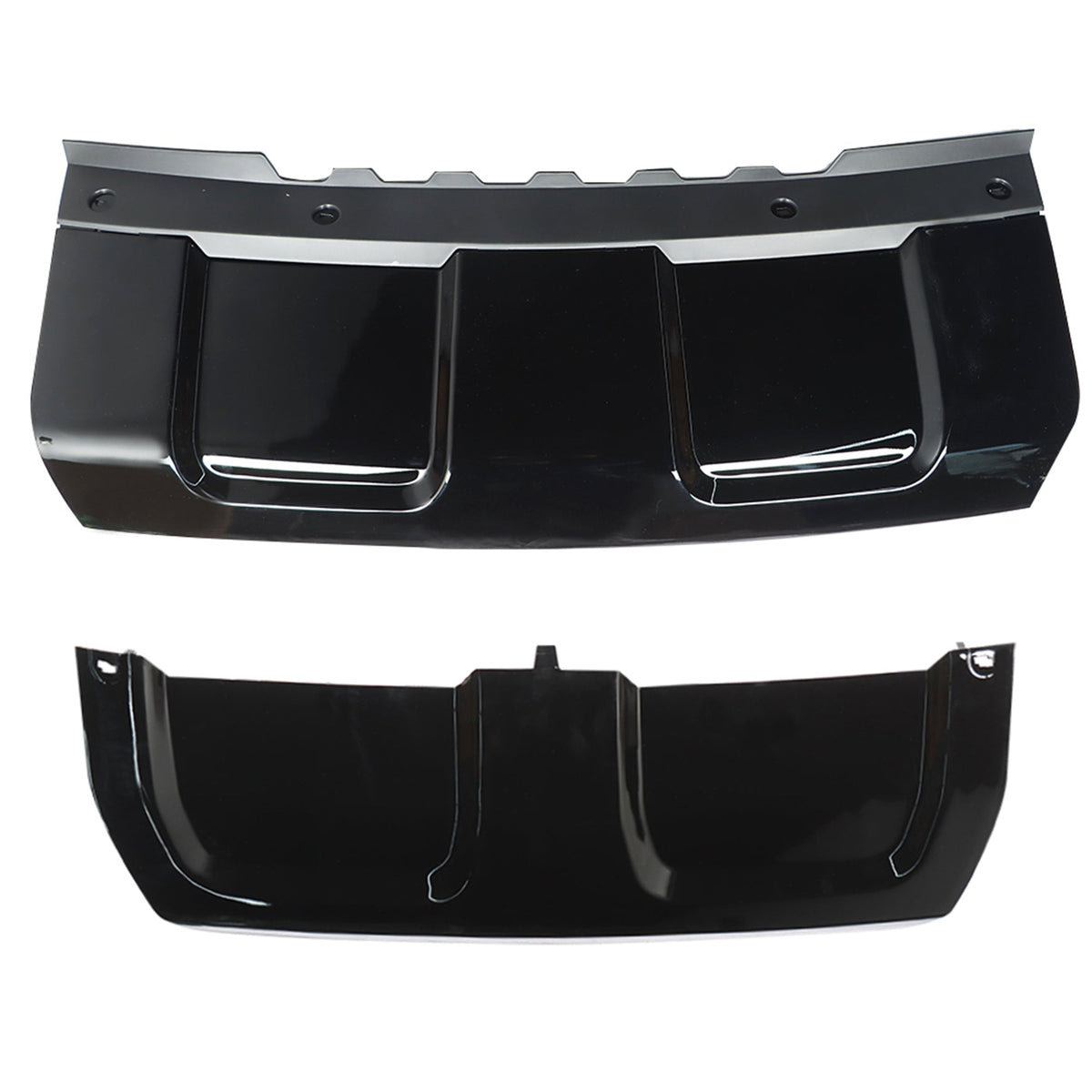 TOPPARTZ Front and Rear Black Skid Plate Bumper Trim Guard Protector Replacement for Range Rover Sport 2014 2015 2016 2017