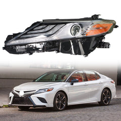 TOPPARTZ Headlight Assembly Replacement for Toyota Camry XLE XSE 2018-2020 Full LED Headlight Set Driver Side