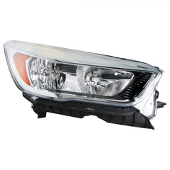 TOPPARTZ Headlight Assembly Replacement for 2017-2019 Ford Escape Halogen w/o LED Chrome Headlamp Right Passenger Side FO2503349