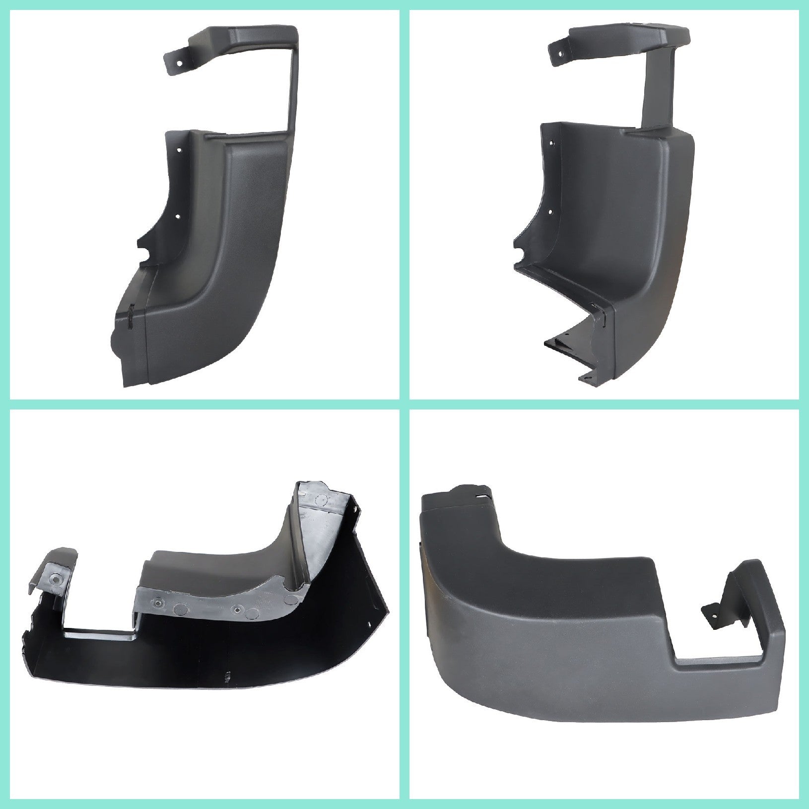 TOPPARTZ Rear Right Bumper Side End Cap Cover Replacement for 2015-2019 Transit T150 T250 T350 FO1105137