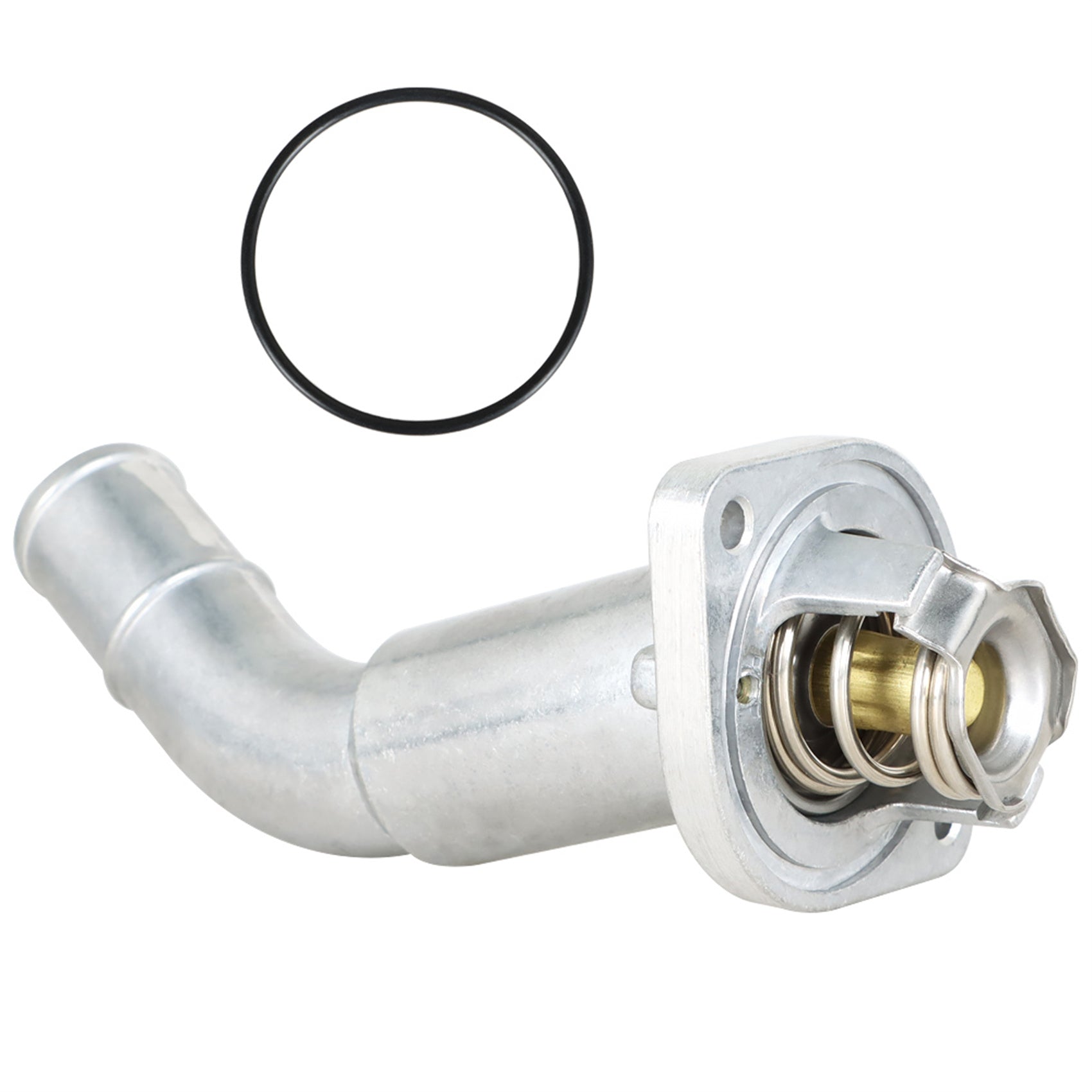 TOPPARTZ Thermostat Housing 12572988 Replacement for Chevy GMC Envoy Buick Rainier 4.2L