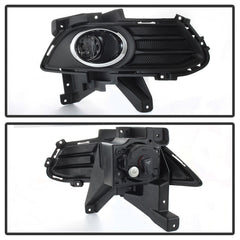 TOPPARTZ Bumper Fog Lights w/Switch Lamps for 2013-2016 Ford Fusion Left+Right (Passenger & Driver Side)