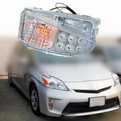 TOPPARTZ DRL LED Fog Lights Assembly 8152147060 Replacement for 2010-2015 Toyota Prius Clear Lens Right Side (Passenger Side)