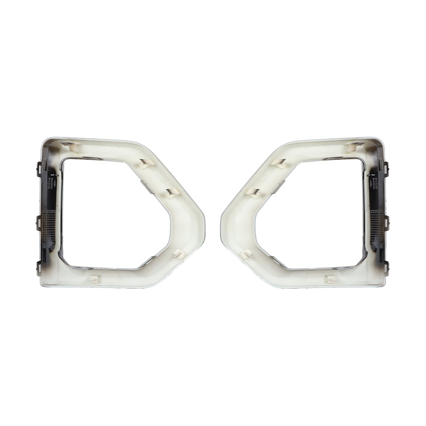 TOPPARTZ Front Bumper Fog Light Outer Bezel Cover Black Replacement for 2019-2021 GMC Sierra Denali SLT AT4 Driver & Passenger Side