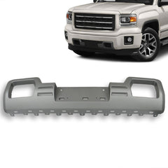 TOPPARTZ Front Bumper Skid Plate Lower Cover Silver Gray Replacement for 2014 2015 Sierra 1500 22902312 GM1053100