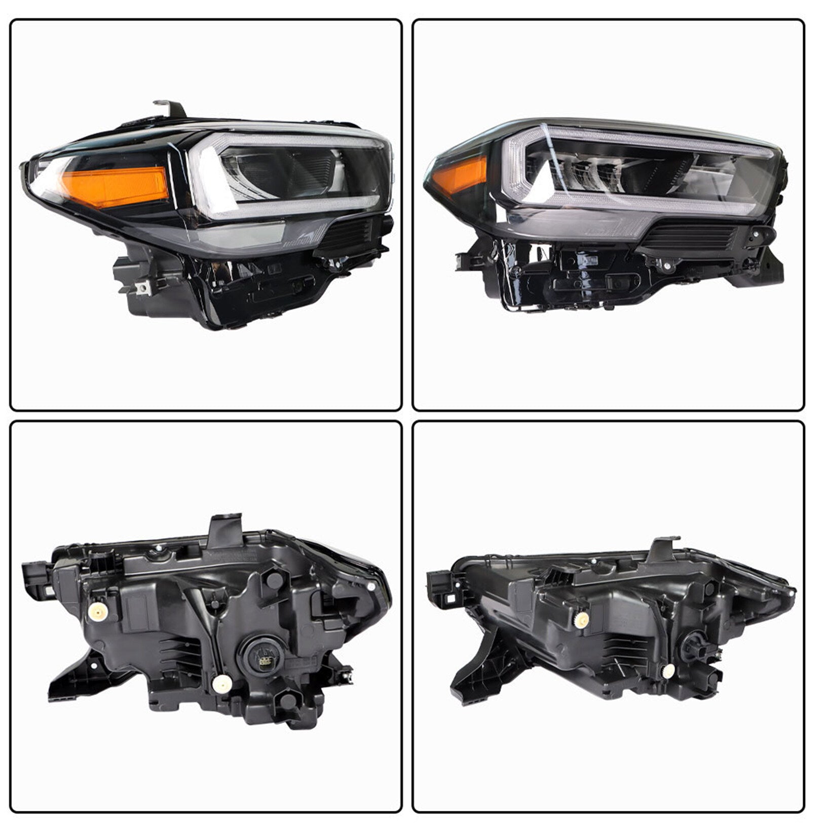 TOPPARTZ Headlight Assembly Replacement for Toyota Tacoma LED DRL 2020-2023 Passenger Side