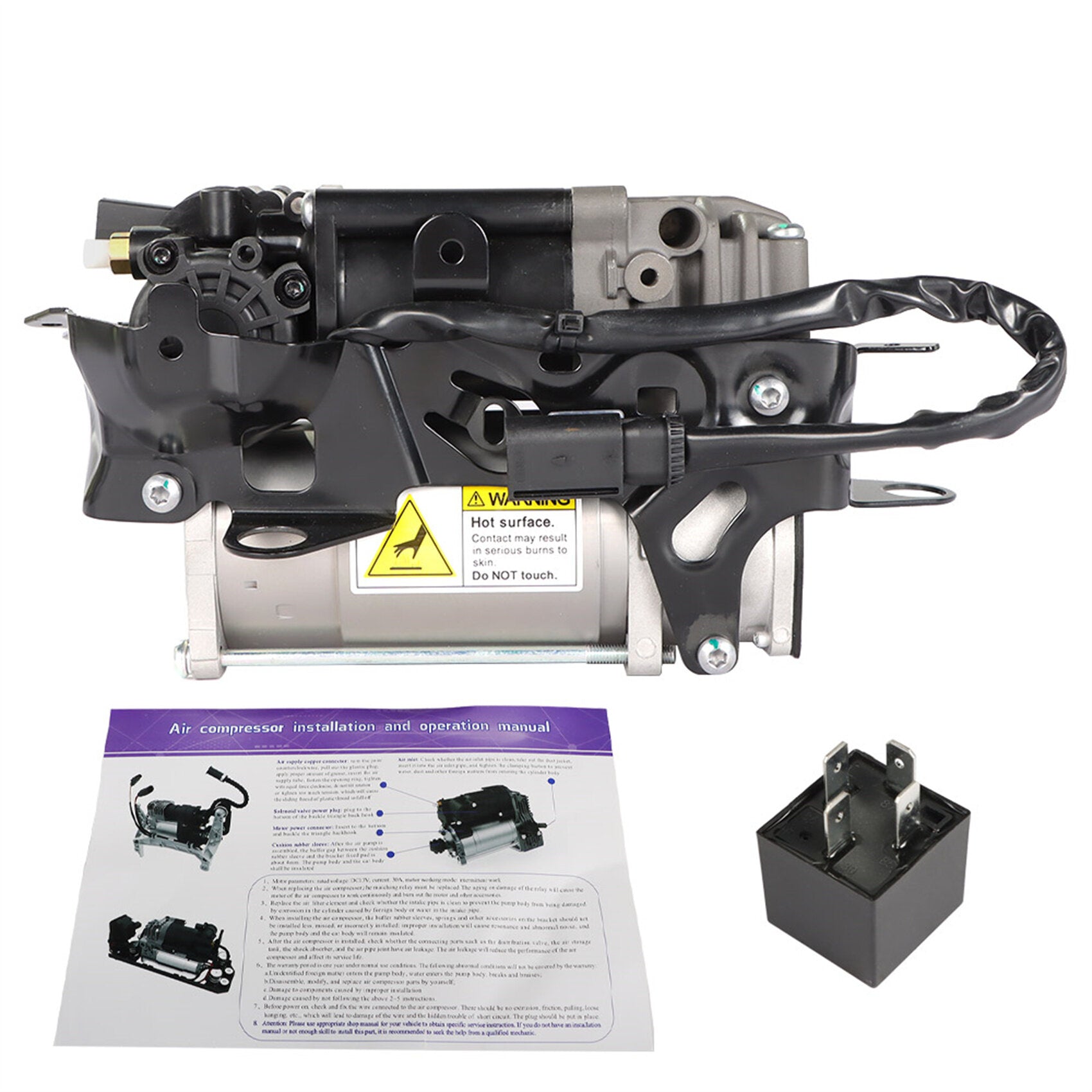TOPPARTZ Air Suspension Compressor Level Control Replacement for 2009-2016 Mercedes Benz E Class W212 S212
