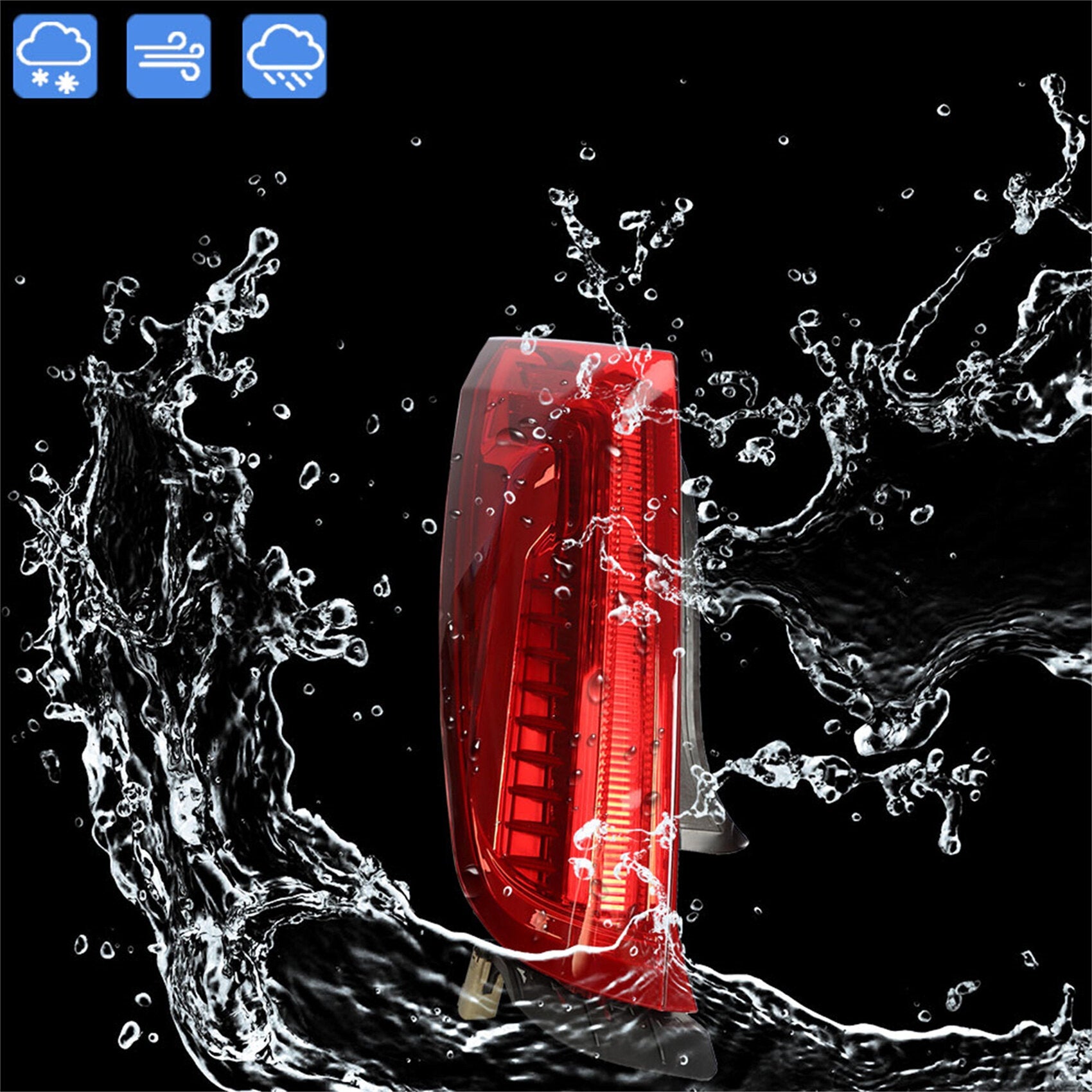 TOPPARTZ Driver Side LED Tail Light Replacement for 2013-2017 Cadillac XTS Rear Tail Light Brake Lamp Assembly LH Left Side 23238005