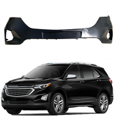 TOPPARTZ Front Bumper Cover Upper Fit for Chevy Chevrolet Equinox 2018 2019 Black
