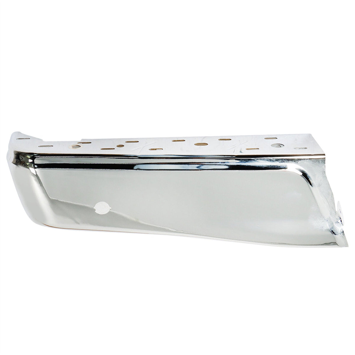 TOPPARTZ Chrome Left Side Rear Bumper End Cover with Park Assist Sensors Hole Replacement for 2015-2020 F150 FL3Z17906B