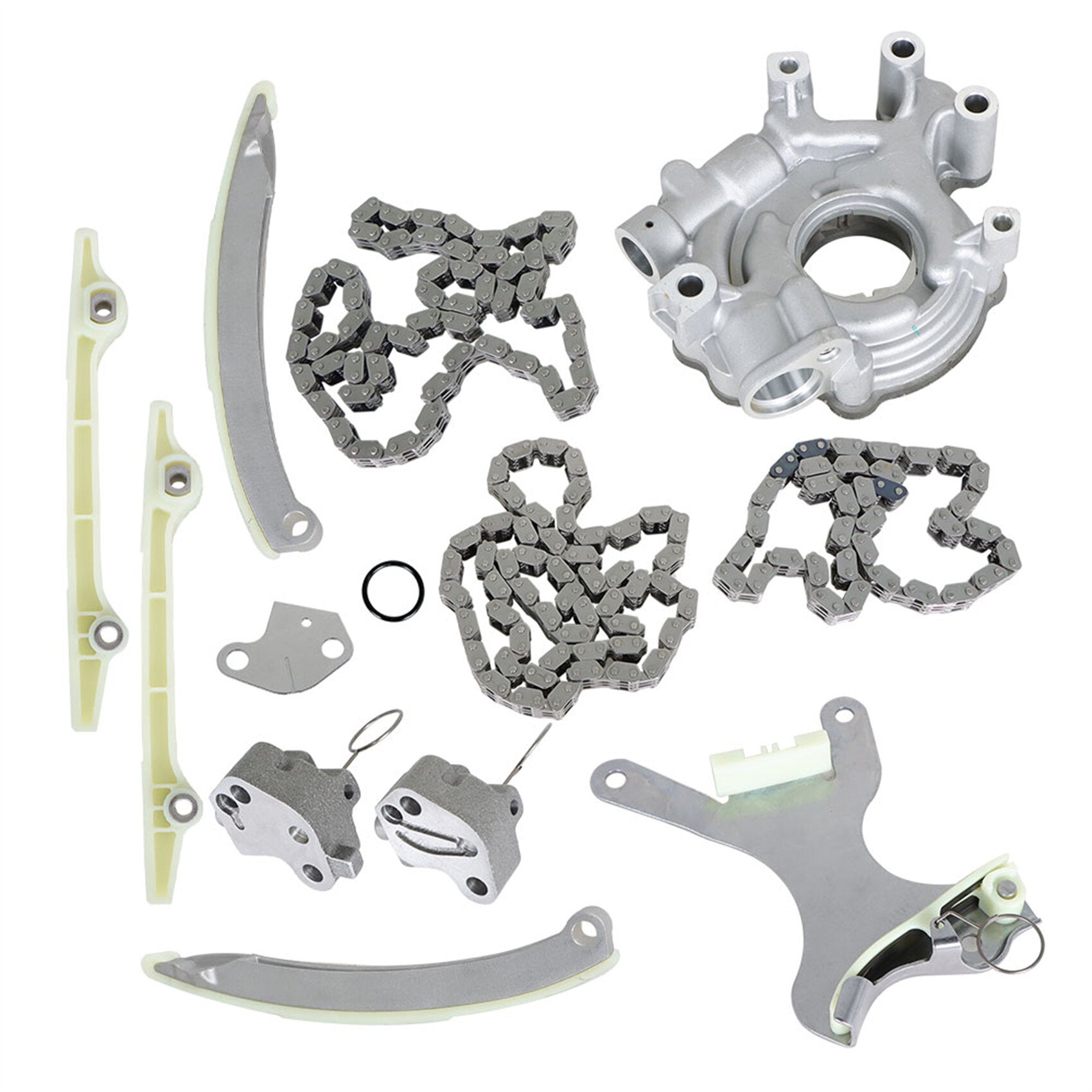 TOPPARTZ Timing Chain Kit Oil Pump 53020680 Replacement for 1999-2007 Dakota 1500 Grand Cherokee 4.7L SOHC