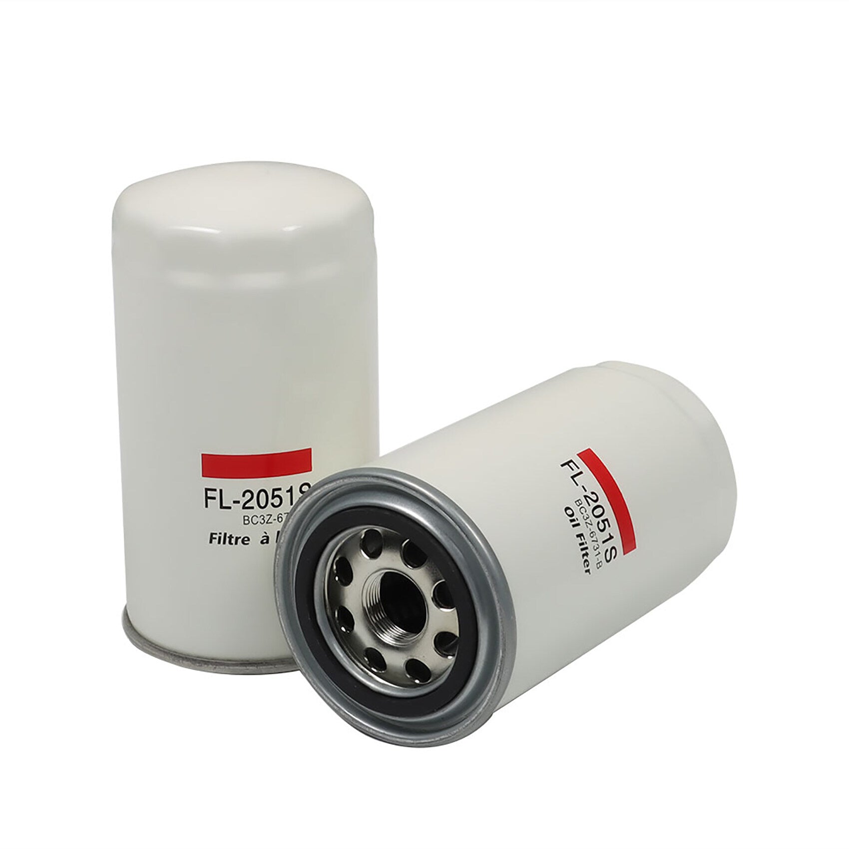 TOPPARTZ 12 PCS Diesel Engine Oil Filters FL2051S FL2124S Replacement for Ford F250 F350 F450 F550 F650 F750 6.7L BC3Z-6731B