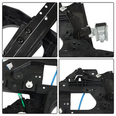 Window Regulator Right Front 1C0837655 749531 11152428 Replacement for 1998-2012 Beetle Without Motor
