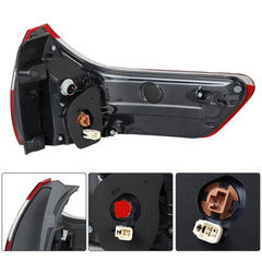 TOPPARTZ Driver Side Outer Tail Light Replacement for 2015-2018 Toyota Sienna Rear Tail Light Brake Lamp Assembly LH Left Side 8156008050 TO2804123