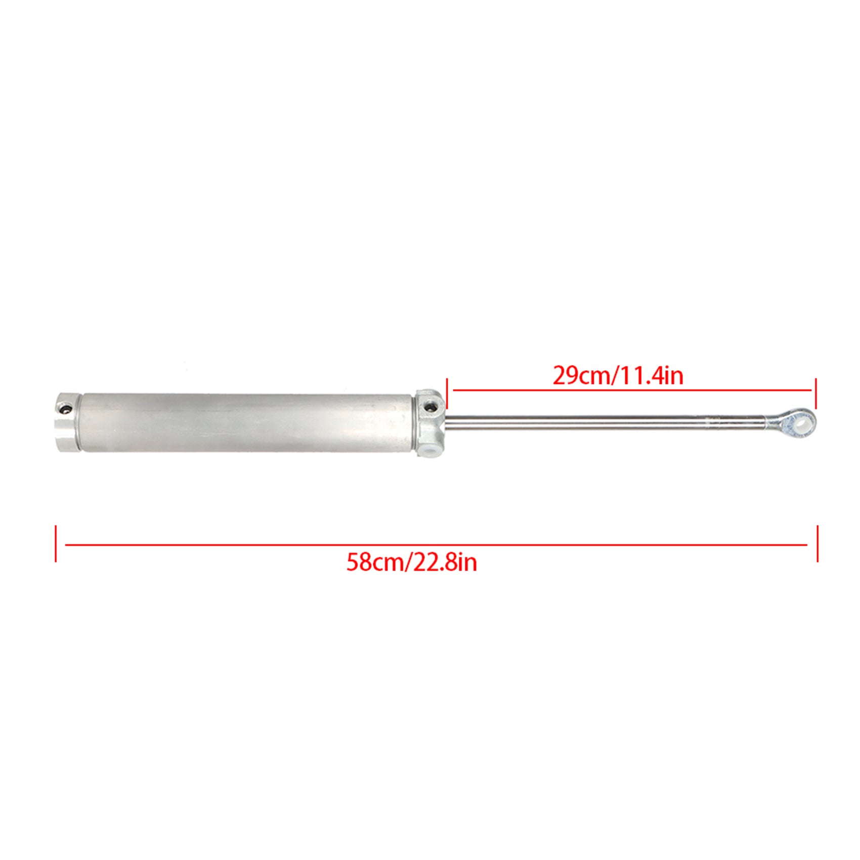 TOPPARTZ 1 Piece Driver or Passenger Side Convertible Top Piston Hydraulic Lift Cylinder Replacement for 1999-2006 Chrysler Sebring