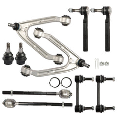 TOPPARTZ 10PCS Control Arm Ball Joint Tie Rod End Sway Bar Link LH RH for Hummer H3 06-10