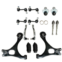 TOPPARTZ 14 PC Front Lower Control Arm Ball Joint Sway Bar Link Tie Assembly Suspension Kit Fit for 2006-2011 Honda Civic