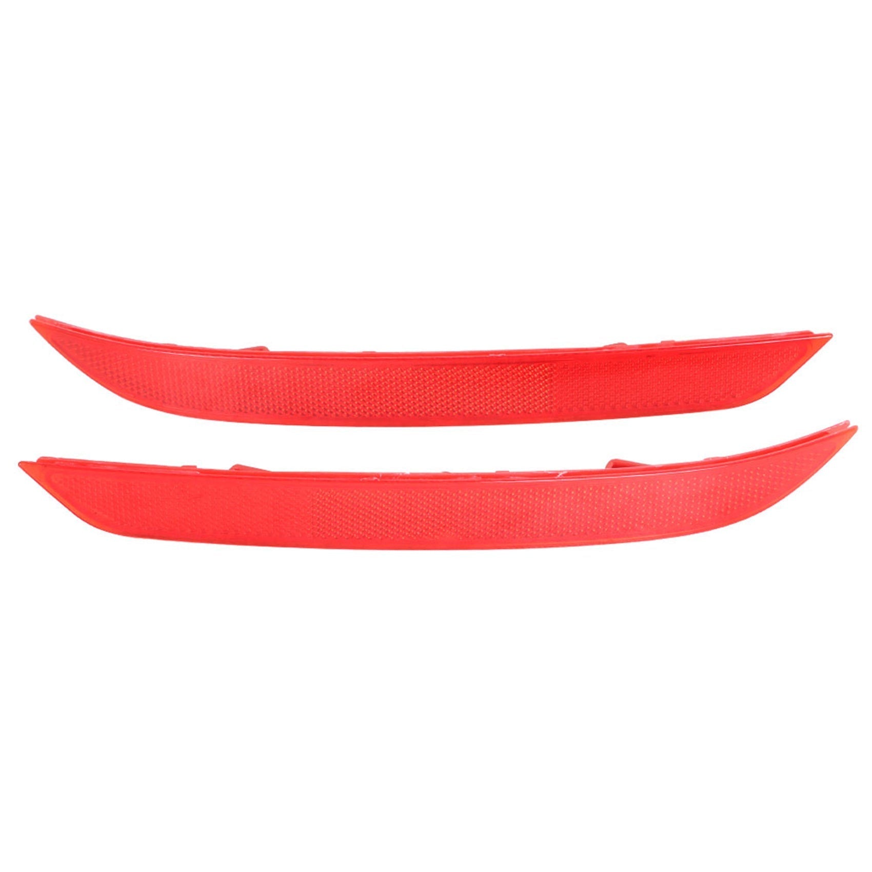 2Pcs Left & Right Side Rear Bumper Reflector Set Red For 2016-2017 Honda Accord