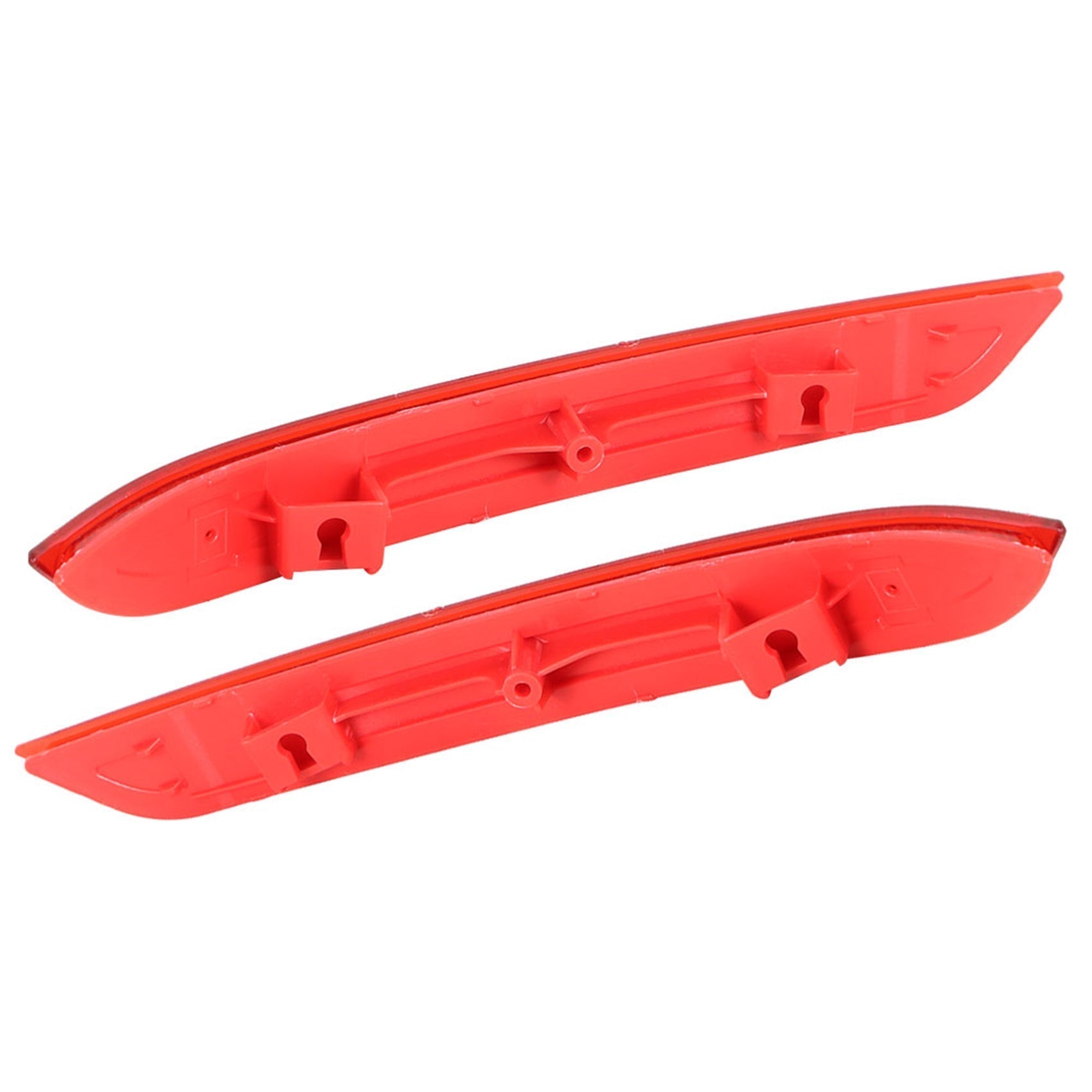 2Pcs Left & Right Side Rear Bumper Reflector Set Red For 2016-2017 Honda Accord