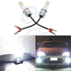 TOPPARTZ 2 x H1 6000K White 35W Bulb 4000LM Bulb Super Bright LED Bulbs Fog Light Bulbs