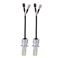 TOPPARTZ 2 x H1 6000K White 35W Bulb 4000LM Bulb Super Bright LED Bulbs Fog Light Bulbs