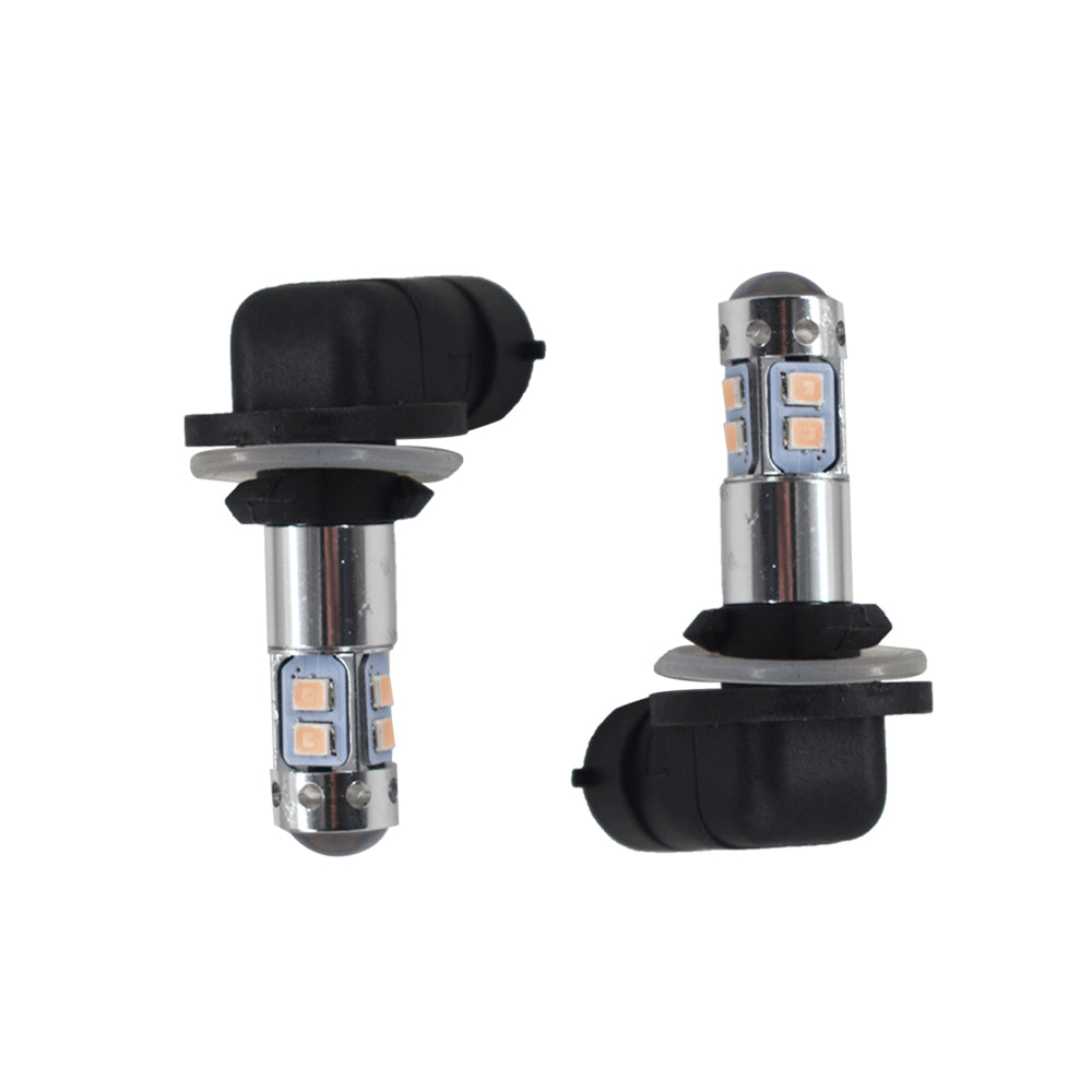 TOPPARTZ 2Pcs 881 889 14000K Purple 50W LED Headlight Bulbs Kit Fog Driving Light