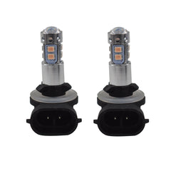 TOPPARTZ 2Pcs 881 889 14000K Purple 50W LED Headlight Bulbs Kit Fog Driving Light