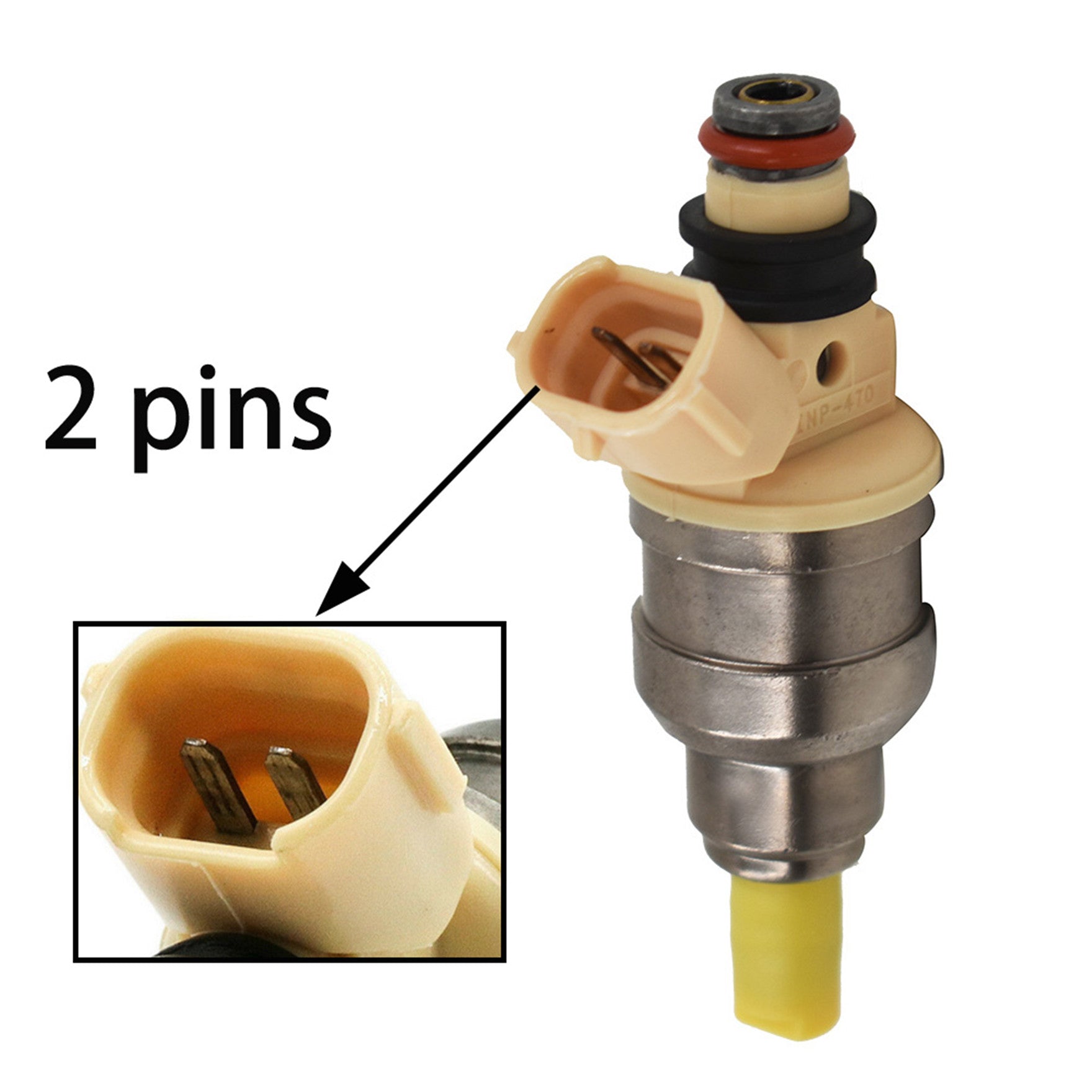 TOPPARTZ 4x Upgraded Fuel Injectors For Suzuki Sidekick Tracker X-90 1.6L INP-470