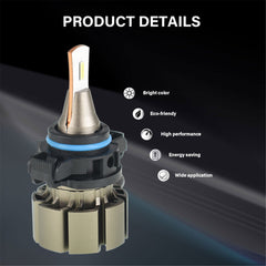 TOPPARTZ 5202 LED Fog Light Bulbs 6000K 3000LM 30W Bright Fog Light LED Conversion Kit, Pack of 2