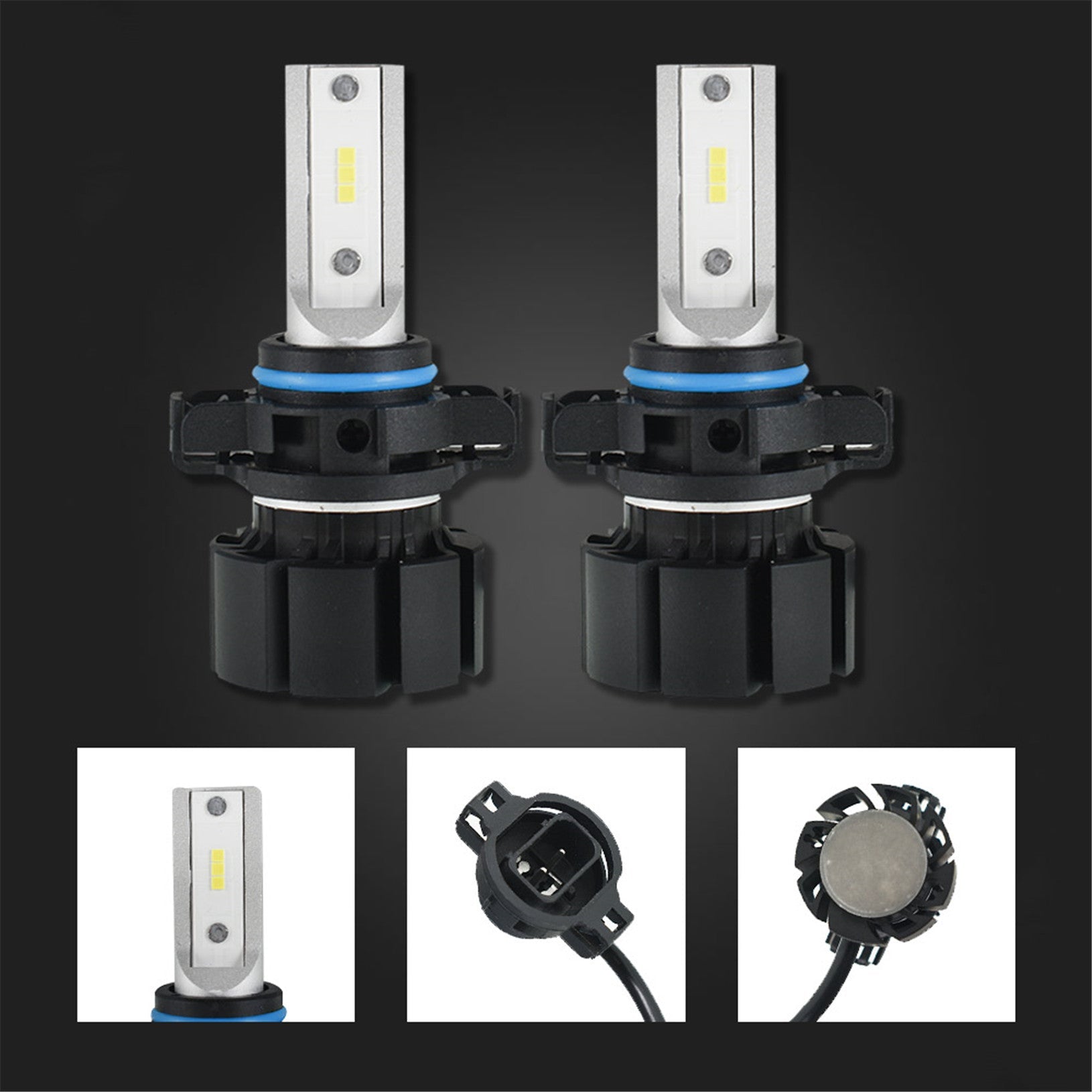 TOPPARTZ 5202 LED Fog Light Bulbs 6000K 3000LM 30W Bright Fog Light LED Conversion Kit, Pack of 2