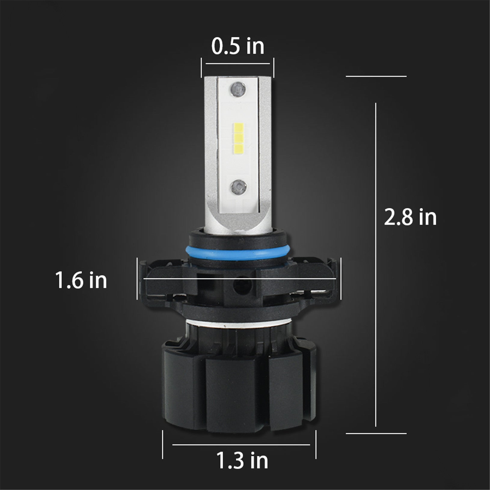 TOPPARTZ 5202 LED Fog Light Bulbs 6000K 3000LM 30W Bright Fog Light LED Conversion Kit, Pack of 2