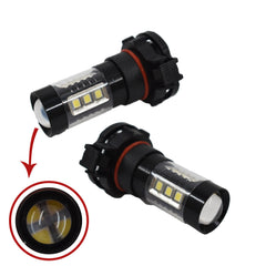 TOPPARTZ 5202 LED Fog Light Bulbs for Chevy Silverado 1500 2007-2015 6000K White