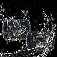 TOPPARTZ 5x7 7x6 LED Headlight Hi-Lo Beam Halo DRL Left and Right For Jeep Cherokee XJ YJ