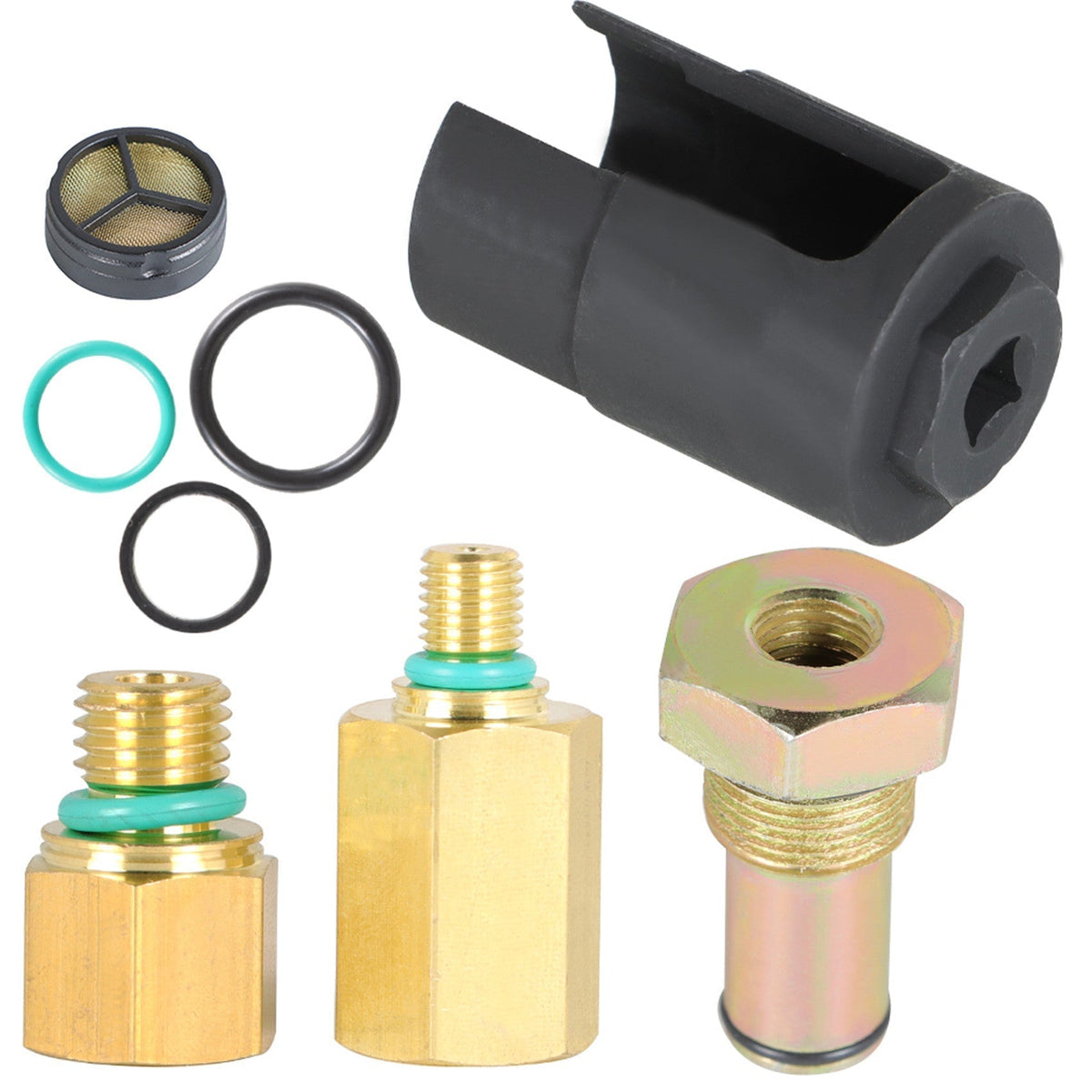 High Pressure Oil Pump IPR Valve Air Test Fitting Tool for Ford 6.0 Powerstroke