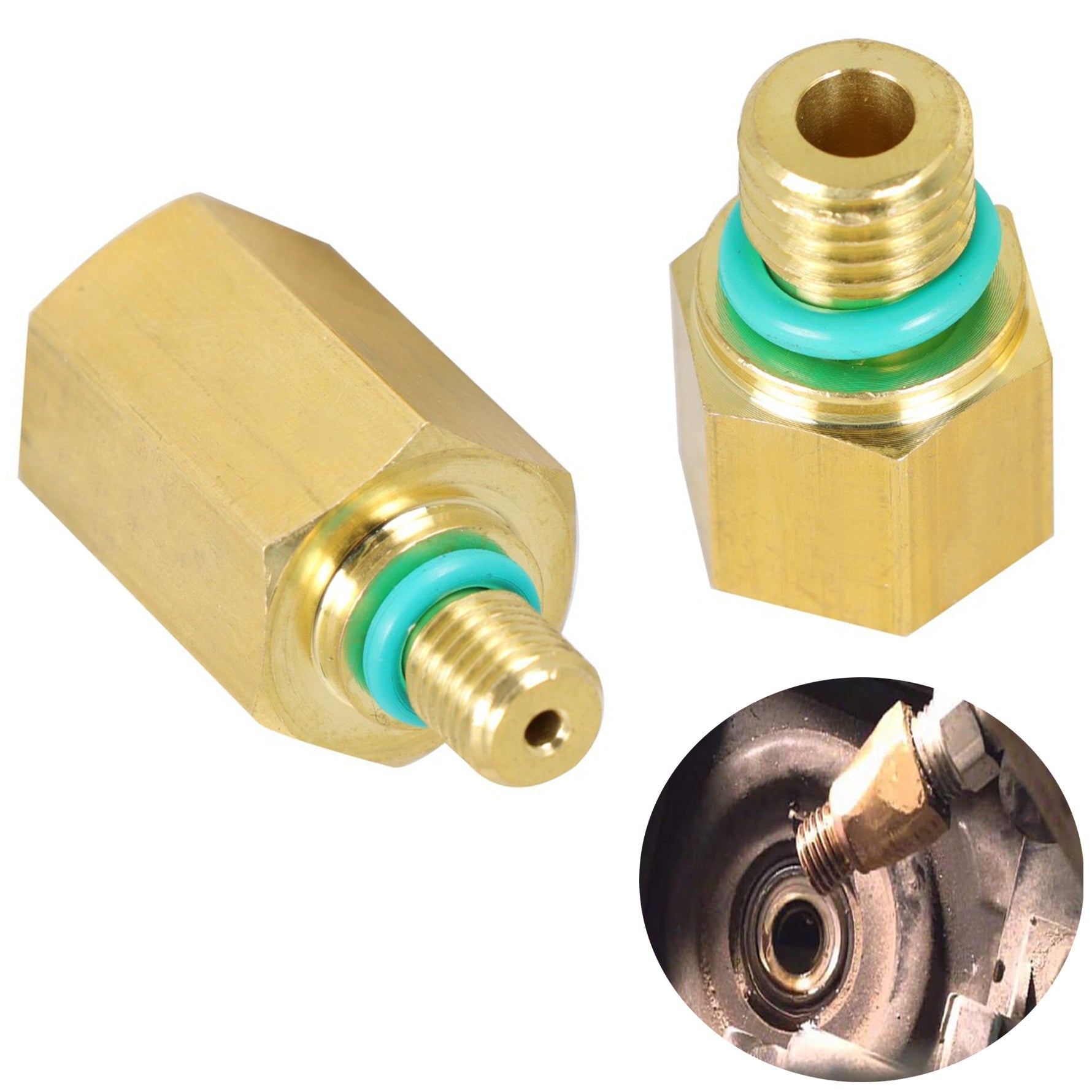 High Pressure Oil Pump IPR Valve Air Test Fitting Tool for Ford 6.0 Powerstroke