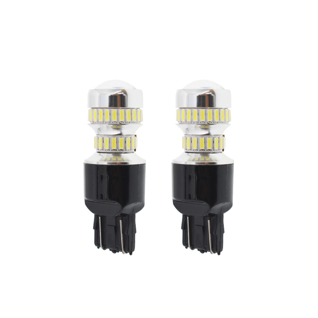TOPPARTZ 7443 7440 2 PCS LED Back Up Reverse Light Bulb 2800LM 6000K White Projector Replacement for Signal, Turn, Brake, Parking, Tail, DRL Fog Lights