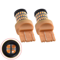 TOPPARTZ 7443 7444 LED Amber Backup Reverse Turn Signal Parking DRL High Power Light Bulb