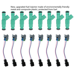 TOPPARTZ 8 PCs Fuel Injectors Nozzle Replacement for Dodge Dakota Durango Ram 1500/2500/3500 0280155789
