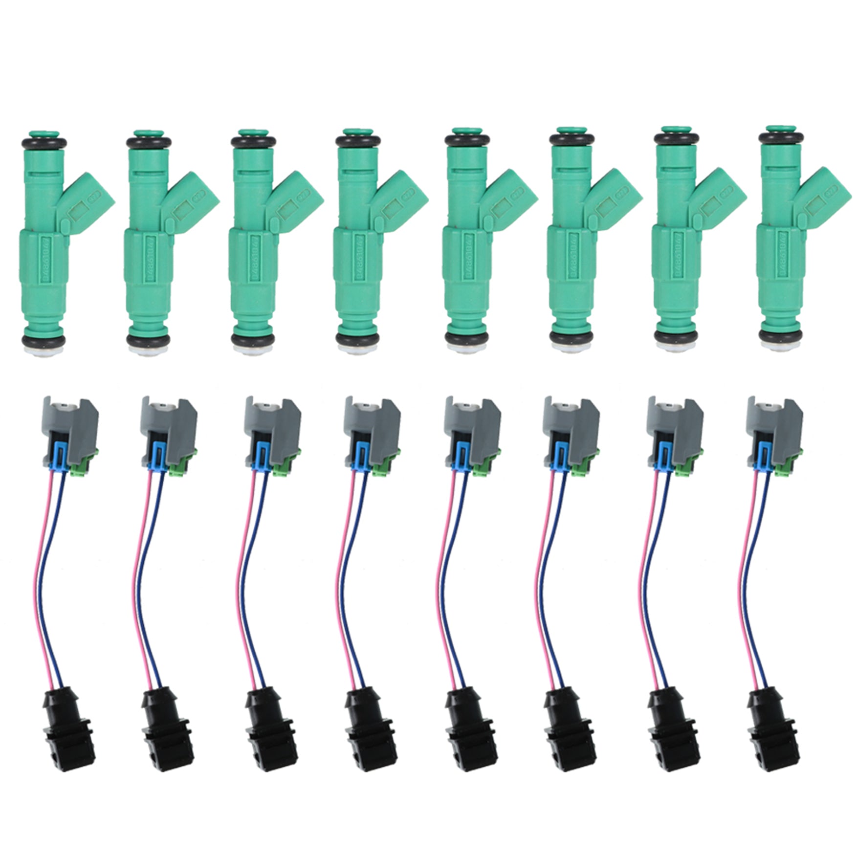 TOPPARTZ 8 PCs Fuel Injectors Nozzle Replacement for Dodge Dakota Durango Ram 1500/2500/3500 0280155789