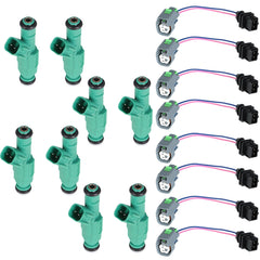 TOPPARTZ 8 PCs Fuel Injectors Nozzle Replacement for Dodge Dakota Durango Ram 1500/2500/3500 0280155789
