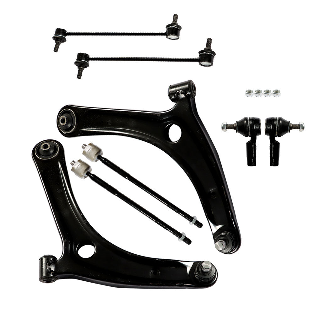 TOPPARTZ 8pc Front Control Arm Ball Joint Suspension Kit for 2008-2017 Mitsubishi Lancer