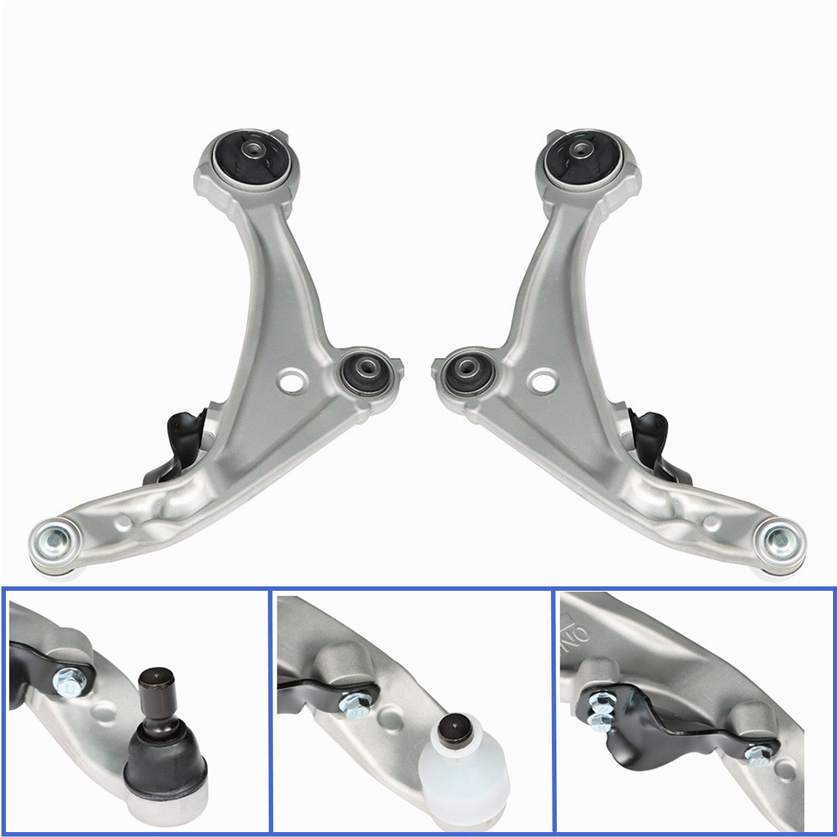 TOPPARTZ 8pc Front Control Arms Kit + Tie Rod for 2007-2010 2011 2012 Nissan Altima