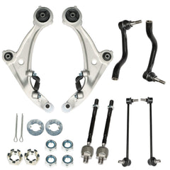 TOPPARTZ 8pc Front Control Arms Kit + Tie Rod for 2007-2010 2011 2012 Nissan Altima