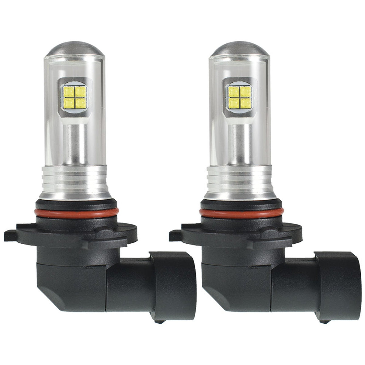 TOPPARTZ 9005 HB3 2 PCS LED Fog Light Bulbs High Power 80W 6000K White Replacement for Signal, Turn, Brake, Parking, Tail, DRL Fog Lights