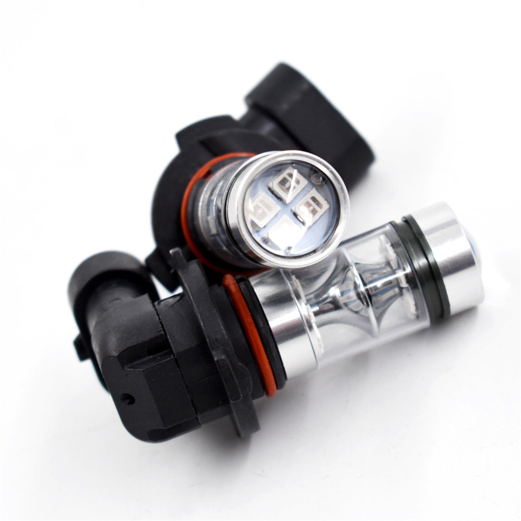 TOPPARTZ 9005 (HB3) LED Fog Light Bulbs 100W 10000K 1800LM Blue 2323 SMD LED Bulbs Fog Light DRL Kit 2-Pack