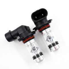 TOPPARTZ 9005 (HB3) LED Fog Light Bulbs 100W 10000K 1800LM Blue 2323 SMD LED Bulbs Fog Light DRL Kit 2-Pack