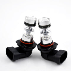 TOPPARTZ 9005 (HB3) LED Fog Light Bulbs 100W 10000K 1800LM Blue 2323 SMD LED Bulbs Fog Light DRL Kit 2-Pack